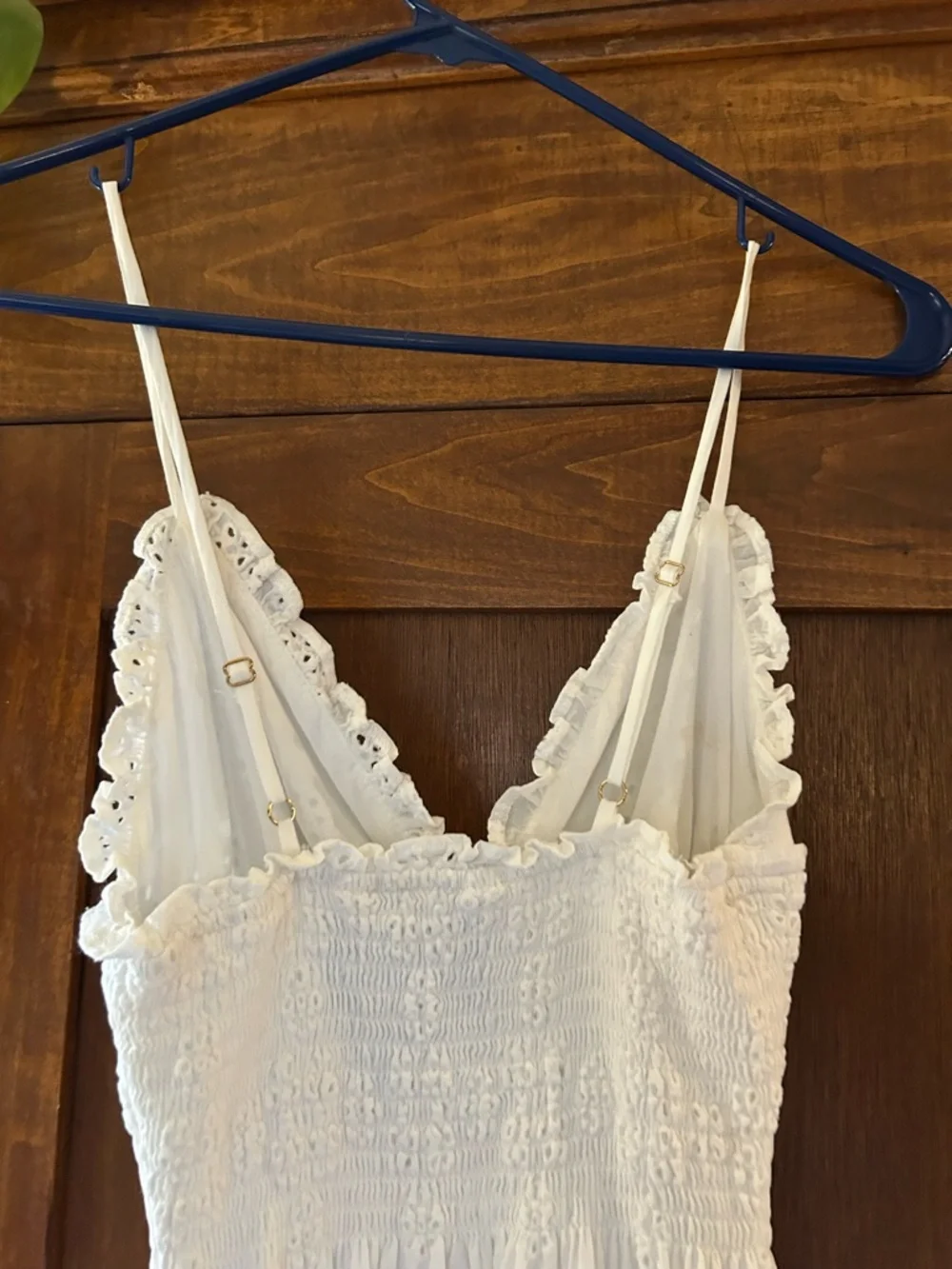 Hill house Dottie dress, eyelet white xxs - Picture 3 of 8